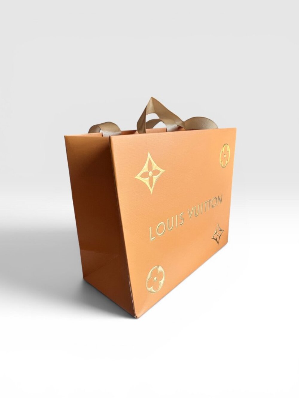 LOUIS VUITTON Gold Gift Bag with ribbon (LVXX002) - Picture 2 of 6